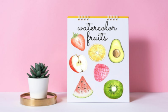 Watercolor Fruits Illustrations